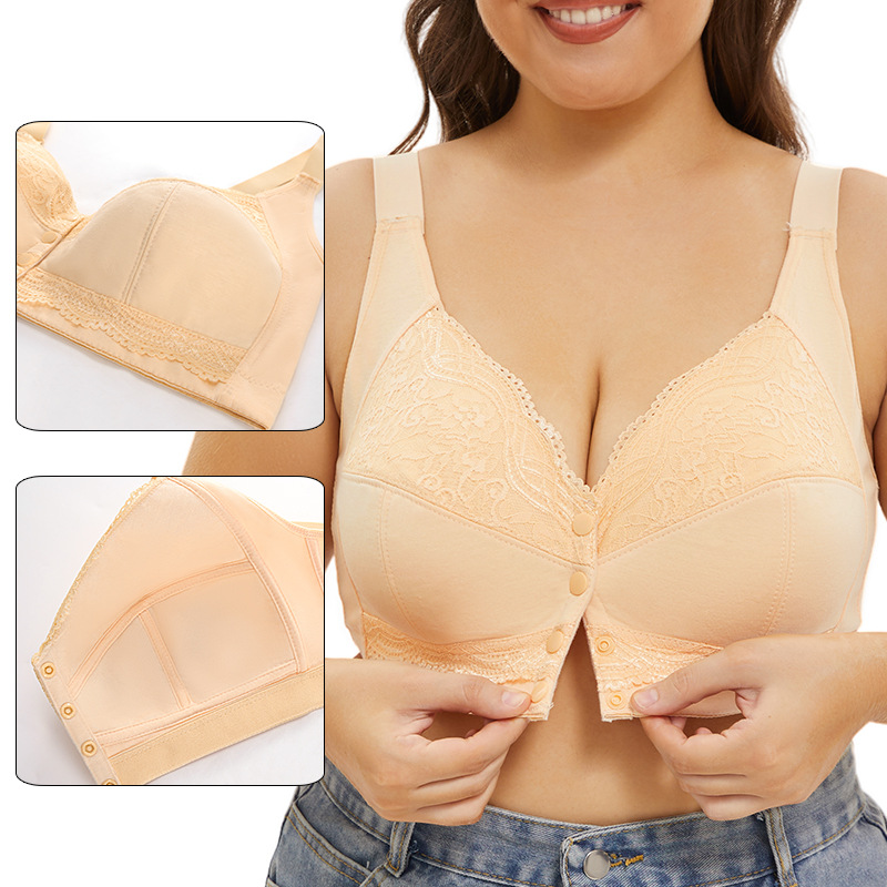 Plunge Bra Push Up - A-G Fincan Kadın Artı Boyutu Sutyen