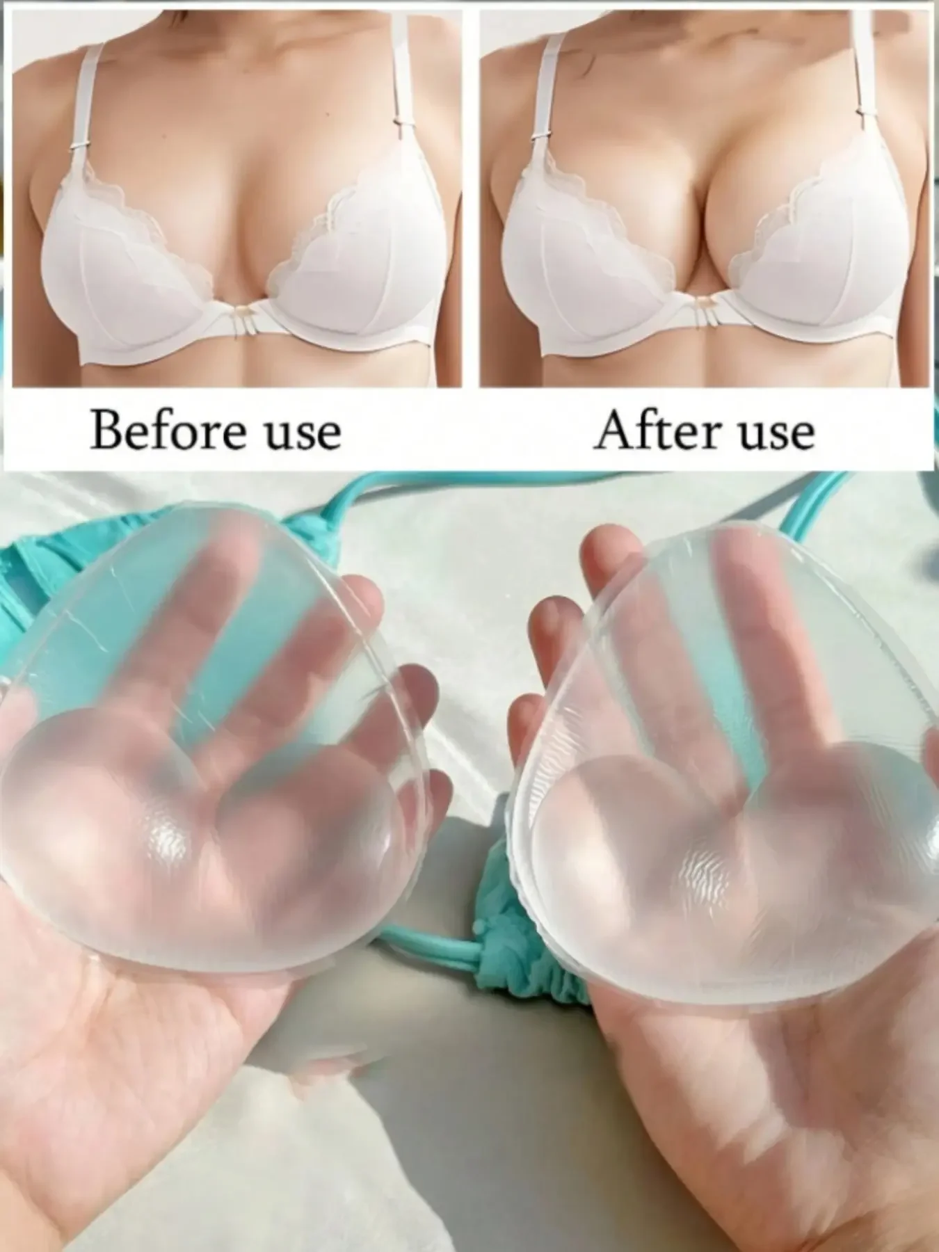 1 Çift Kadın Silikon Sütyen Pe - Push Up Bra Silicone incelemesi ve fiyatı