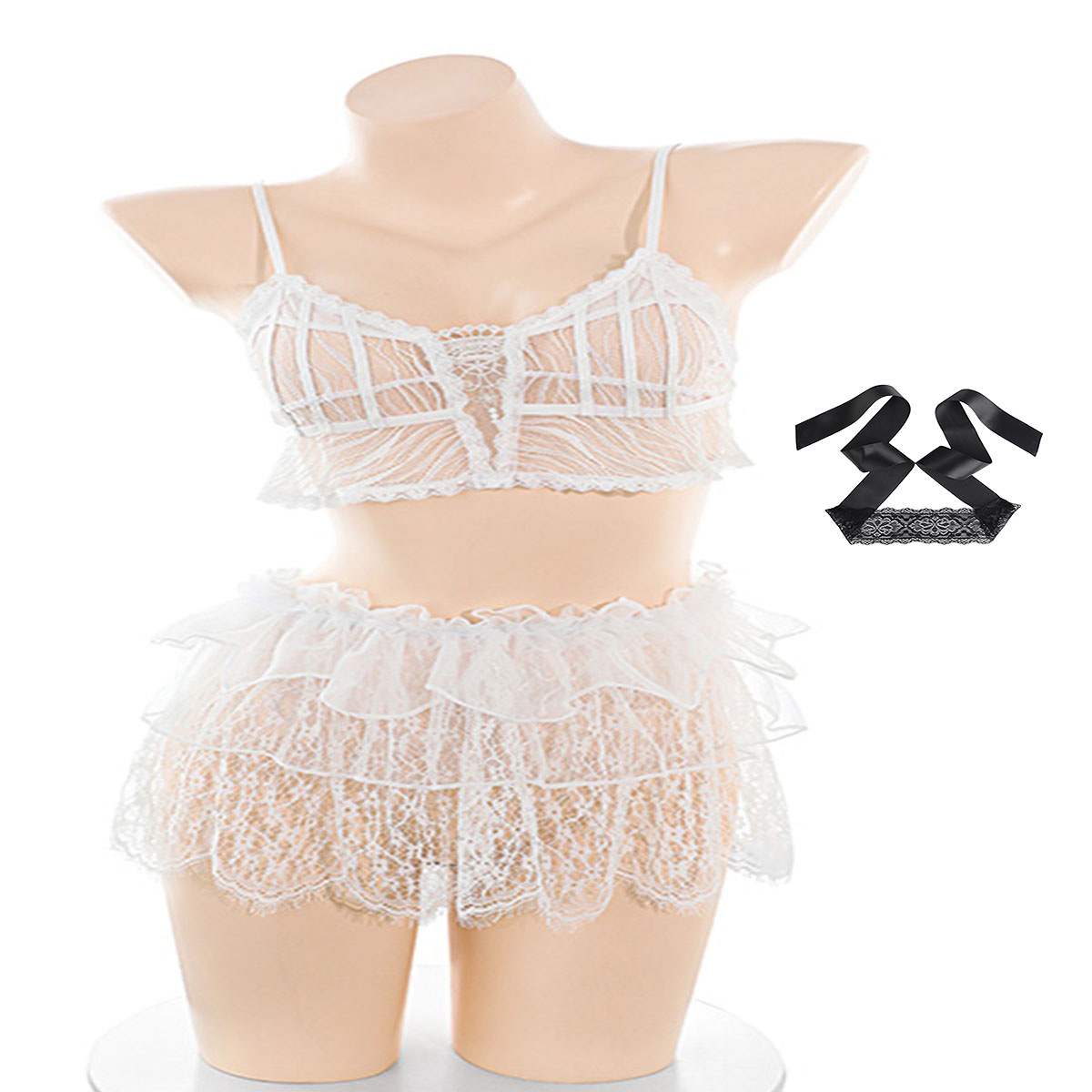 LISM Kadınlar İçin Tatlı Şeffa - Lace Bralette Set incelemesi ve fiyatı